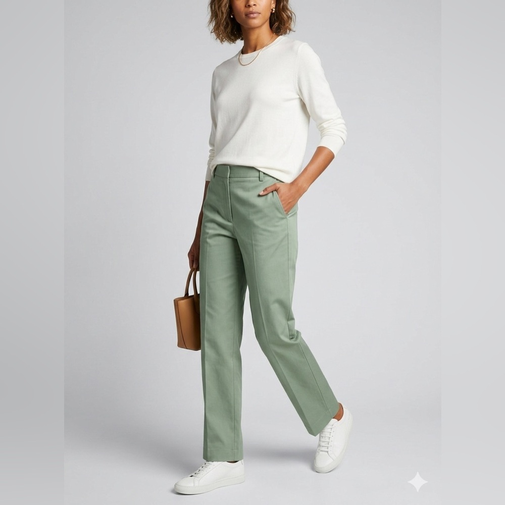 🍀🍀🍀 PS Paul Smith sage trousers with front pleat size 42